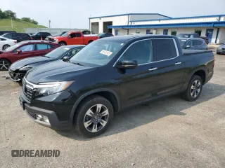 2019 Honda Ridgeline RTL-E with VIN 5FPYK3F75KB030271, listed as a Copart auction lot 58532665 with 99,984 mi miles and Salvage title. Bid and sale history available at DreamBid. Image 1.