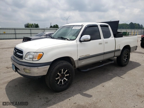 2002 Toyota Tundra SR5 with VIN 5TBRT34142S257156, listed as a Copart auction lot 54251415 with 374,915 mi miles and Clean Title. Bid and sale history available at carsss.com. Image 1.