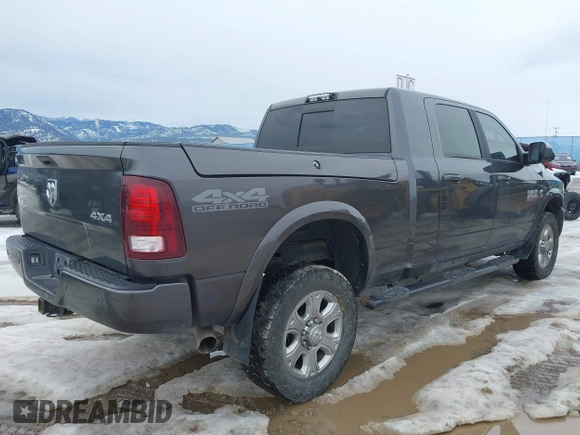 2018 Ram 2500 Laramie with VIN 3C6UR5NLXJG285897, listed as a IAAI auction lot 41644704 with 93,320 mi miles. Bid and sale history available at carsss.com. Image 4.