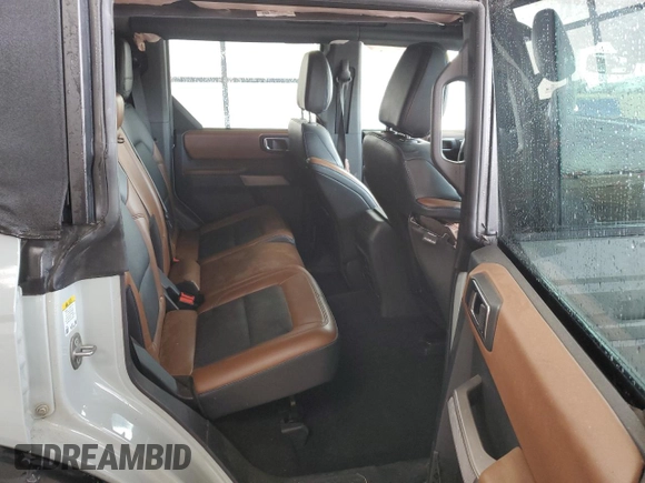 2022 Ford Bronco with VIN 1FMDE5BH1NLB79900, listed as a Copart auction lot 49434105 with 34,331 mi miles and Salvage Title. Bid and sale history available at DreamBid. Image 11.