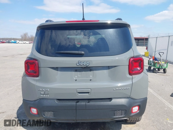 2020 Jeep Renegade Limited with VIN ZACNJBD15LPK90703, listed as a IAAI auction lot 42023043 with 72,988 mi miles and . Bid and sale history available at DreamBid. Image 17.
