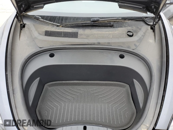 2023 Tesla Model 3 with VIN 5YJ3E1EA3PF697049, listed as a Copart auction lot 55601295 with 12,373 mi miles and Salvage Title. Bid and sale history available at DreamBid. Image 11.