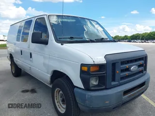 2013 Ford Econoline Cargo Commercial with VIN 1FTNE2EW4DDA68543, listed as a IAAI auction lot 42425489 with 335,782 mi miles and . Bid and sale history available at DreamBid. Image 1.