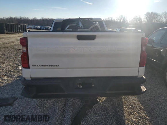 2020 Chevrolet Silverado 1500 Work Truck with VIN 1GCRWAEF1LZ211314, listed as a Copart auction lot 88732415 with Not Provided miles and Salvage Title. Bid and sale history available at DreamBid. Image 6.