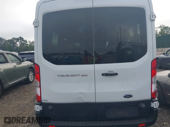 2019 Ford Transit Passenger XL with VIN 1FBZX2CM9KKA25228, listed as a IAAI auction lot 40274823 with 35,155 mi miles. Bid and sale history available at carsss.com. Image 16.