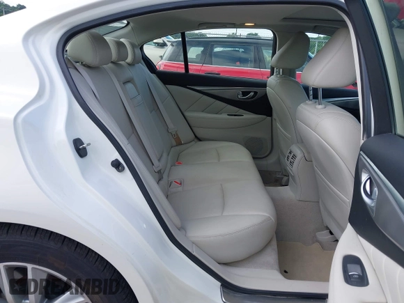 2015 Infiniti Q50 with VIN JN1BV7ARXFM391498, listed as a IAAI auction lot 42538882 with 164,808 mi miles and . Bid and sale history available at DreamBid. Image 8.