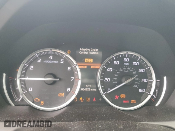 2019 Acura TLX Technology z VIN 19UUB2F41KA004221, wystawiony jako Copart lot #57414385 z przebiegiem 54 828 mil mil oraz Szkoda całkowita • Salvage title. Historia ofert i sprzedaży dostępna na DreamBid. Obrazek 9.