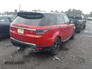 2018 Land Rover Range Rover Sport HSE with VIN SALWR2RVXJA186399, listed as a IAAI auction lot 41077754 with 50,590 mi miles. Bid and sale history available at carsss.com. Image 4.