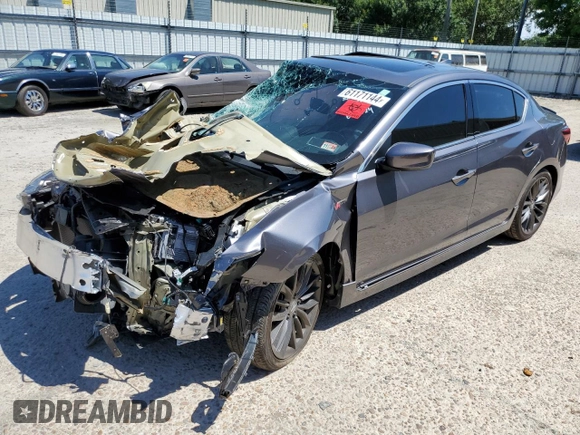 2020 Acura ILX Premium с VIN 19UDE2F87LA010729, выставлен на аукционе Copart как лот 61171144 с пробегом 53 041 миль миль и Списание • Salvage title. История ставок и продаж доступна на DreamBid. Изображение 1.