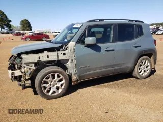 2018 Jeep Renegade Latitude with VIN ZACCJABB3JPJ46674, listed as a Copart auction lot 49784635 with 115,573 mi miles and Salvage Title. Bid and sale history available at carsss.com. Image 1.