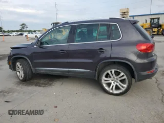 2016 Volkswagen Tiguan S with VIN WVGBV7AX9GW608858, listed as a Copart auction lot 55341985 with 114,472 mi miles and Salvage Title. Bid and sale history available at DreamBid. Image 2.