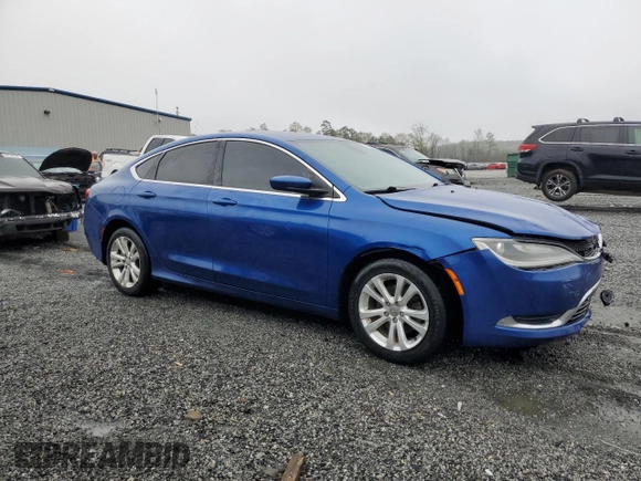 2015 Chrysler 200 Limited with VIN 1C3CCCAB1FN705489, listed as a Copart auction lot 50977855 with 157,626 mi miles and Salvage Title. Bid and sale history available at carsss.com. Image 4.