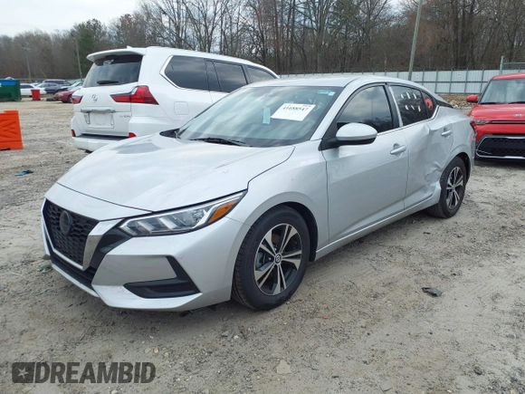 2022 Nissan Sentra SV z VIN 3N1AB8CVXNY315828, wystawiony jako IAAI lot #41688547 z przebiegiem 45 412 mil mil oraz . Historia ofert i sprzedaży dostępna na DreamBid. Obrazek 2.