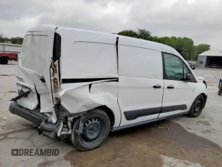 2020 Ford Transit Connect XL with VIN NM0LS7E2XL1435968, listed as a Copart auction lot 57606555 with 62,596 mi miles and Salvage title. Bid and sale history available at DreamBid. Image 3.