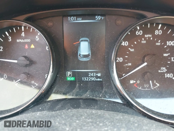 2017 Nissan Rogue SV with VIN KNMAT2MV4HP545909, listed as a IAAI auction lot 41914101 with 132,290 mi miles and . Bid and sale history available at DreamBid. Image 7.