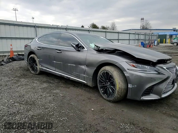 2018 Lexus LS 500 with VIN JTHC51FF7J5003545, listed as a Copart auction lot 43727705 with Not provided miles and Salvage title. Bid and sale history available at DreamBid. Image 11.