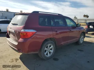 2009 Toyota Highlander with VIN JTEDS41A392087397, listed as a Copart auction lot 84896794 with 141,120 mi miles and Salvage Title. Bid and sale history available at carsss.com. Image 3.