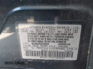 2014 Nissan Sentra SV z VIN 3N1AB7AP0EY289545, wystawiony jako IAAI lot #42731437 z przebiegiem 50 310 mil mil oraz . Historia ofert i sprzedaży dostępna na DreamBid. Obrazek 9.