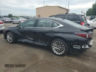 2022 Lexus ES with VIN 58AFZ1B1XNU133154, listed as a Copart auction lot 67235464 with 9,478 mi miles and Salvage Title. Bid and sale history available at carsss.com. Image 2.
