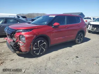 2022 Mitsubishi Outlander ES with VIN JA4J4TA84NZ033448, listed as a Copart auction lot 49870585 with 24,017 mi miles and Salvage Title. Bid and sale history available at carsss.com. Image 1.