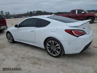 2016 Hyundai Genesis Coupe 3.8L Ultimate with VIN KMHHU6KJ3GU133852, listed as a Copart auction lot 41929395 with 76,825 mi miles and Salvage Title. Bid and sale history available at carsss.com. Image 2.