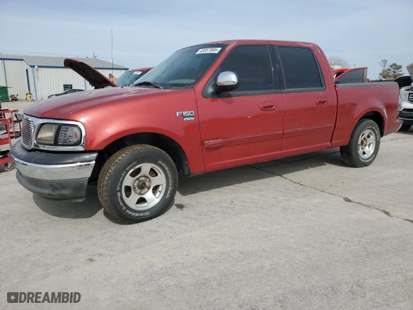 2002 Ford F-150 XLT with VIN 1FTRW07642KB91476, listed as a Copart auction lot 45057895 with 191,938 mi miles and Clean Title. Bid and sale history available at carsss.com. Image 1.