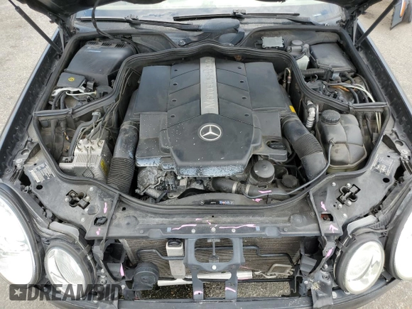 2003 Mercedes-Benz E-Class 5.0L with VIN WDBUF70J53A146263, listed as a Copart auction lot 62768664 with 73,790 mi miles and Salvage Title. Bid and sale history available at carsss.com. Image 12.