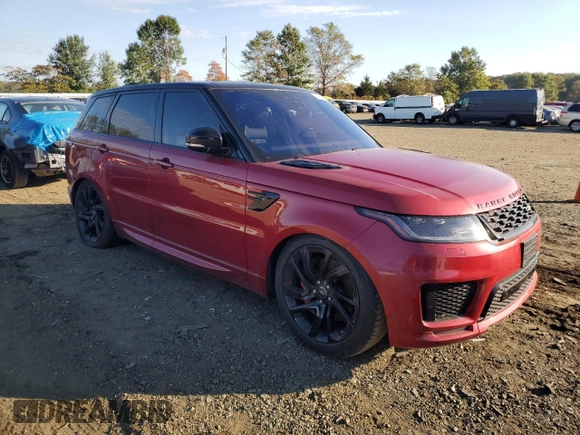 2018 Land Rover Range Rover Sport HSE Dynamic with VIN SALWV2SV8JA810934, listed as a Copart auction lot 74897114 with 58,744 mi miles and Clean Title. Bid and sale history available at carsss.com. Image 4.