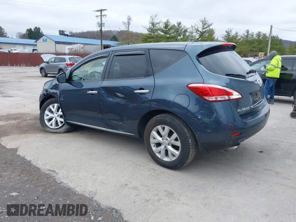 2013 Nissan Murano SV with VIN JN8AZ1MW2DW318272, listed as a IAAI auction lot 41813800 with 90,744 mi miles. Bid and sale history available at carsss.com. Image 3.