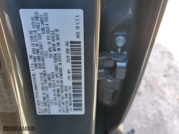 2024 Mazda CX-50 2.5 S Premium Package with VIN 7MMVABDMXRN177392, listed as a Copart auction lot 46146005 with 21,423 mi miles and Salvage Title. Bid and sale history available at carsss.com. Image 14.