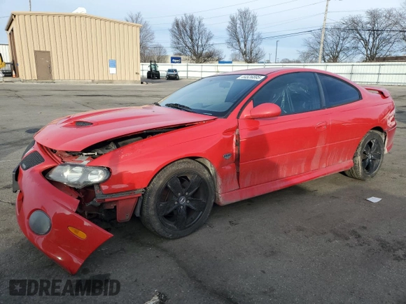 2006 Pontiac GTO z VIN 6G2VX12U06L561062, wystawiony jako Copart lot #44526895 z przebiegiem 73 242 mil mil oraz Szkody całkowita. Historia ofert i sprzedaży dostępna na DreamBid. Obrazek 1.