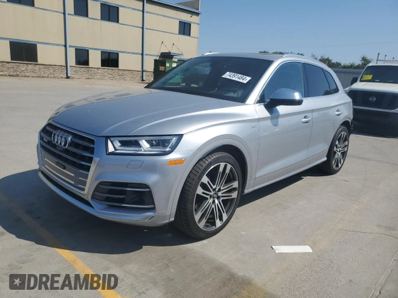 2018 Audi SQ5 Prestige with VIN WA1C4AFY2J2234161, listed as a Copart auction lot 74391484 with 57,817 mi miles and Salvage Title. Bid and sale history available at DreamBid. Image 1.