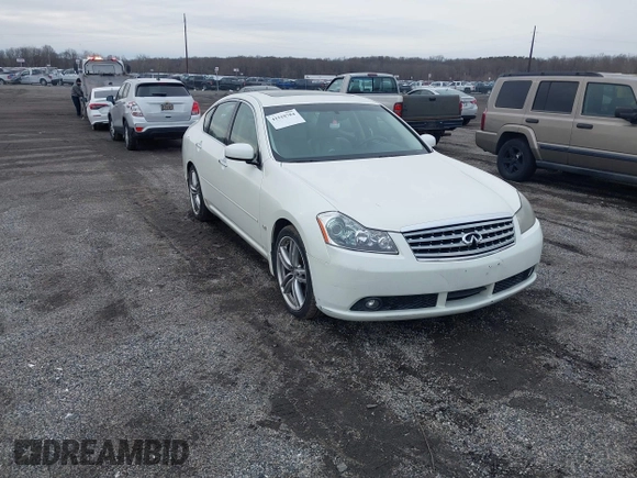 2007 Infiniti M45 Sdn with VIN JNKBY01E57M401878, listed as a IAAI auction lot 41518784 with 84,309 mi miles. Bid and sale history available at carsss.com. Image 1.
