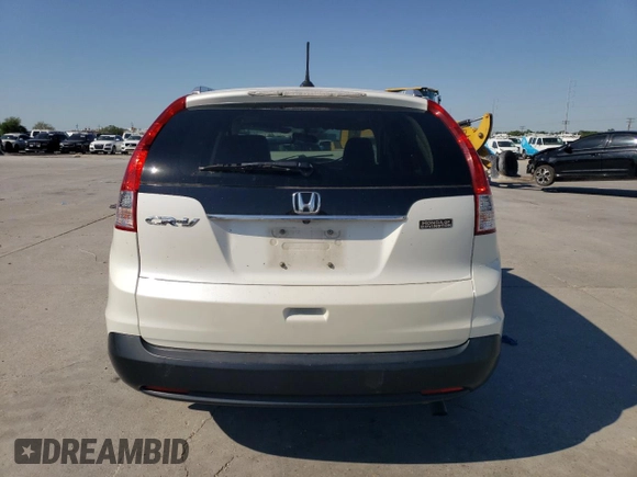 2012 Honda CR-V EX-L with VIN 5J6RM3H73CL042996, listed as a Copart auction lot 52128625 with 181,853 mi miles and Salvage Title. Bid and sale history available at carsss.com. Image 6.