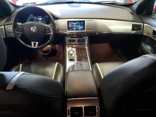 2013 Jaguar XF V6 SC with VIN SAJWJ0EF7D8S84983, listed as a Copart auction lot 54198005 with 103,316 mi miles and Salvage Title. Bid and sale history available at carsss.com. Image 8.