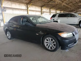 2006 BMW 3 Series 325i with VIN WBAVB13536KX51777, listed as a Copart auction lot 57082425 with 206,336 mi miles and Salvage title. Bid and sale history available at DreamBid. Image 4.