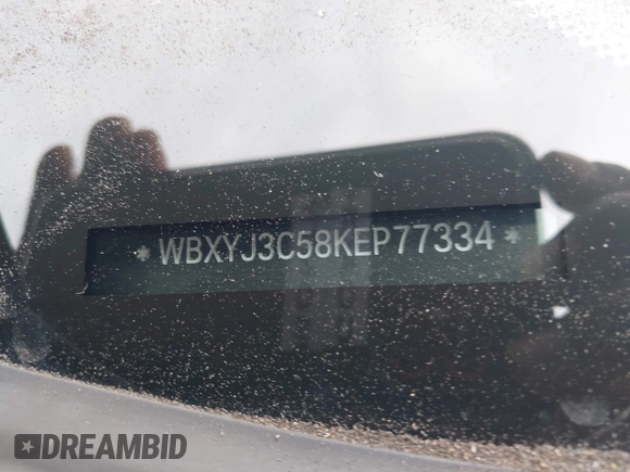 2019 BMW X2 sDrive28i with VIN WBXYJ3C58KEP77334, listed as a IAAI auction lot 42575165 with 98,910 mi miles and . Bid and sale history available at DreamBid. Image 9.