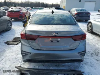 2021 Kia Forte LXS with VIN 3KPF24AD7ME356181, listed as a Copart auction lot 46639845 with 40,210 mi miles and Salvage Title. Bid and sale history available at carsss.com. Image 6.