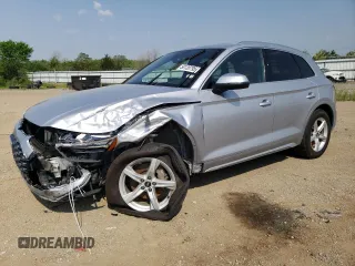 2022 Audi Q5 Premium with VIN WA1ABAFY4N2086369, listed as a Copart auction lot 58120795 with 37,756 mi miles and Salvage title. Bid and sale history available at DreamBid. Image 1.