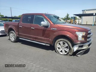 2015 Ford F-150 XL with VIN 1FTEW1CF8FKE77315, listed as a Copart auction lot 57329055 with 138,552 mi miles and Salvage title. Bid and sale history available at DreamBid. Image 4.