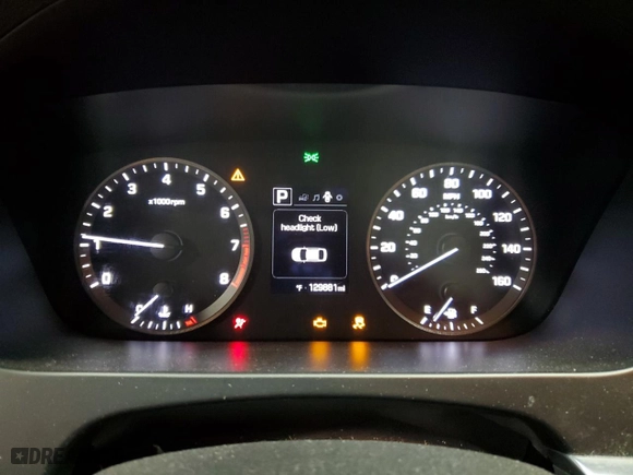 2015 Hyundai Sonata 2.4L SE with VIN 5NPE24AF1FH015368, listed as a Copart auction lot 48864265 with 129,881 mi miles and Salvage Title. Bid and sale history available at carsss.com. Image 9.