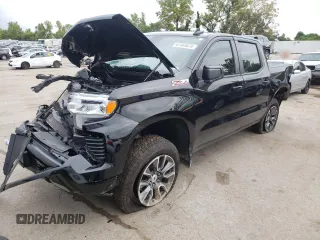 2022 Chevrolet Silverado 1500 RST with VIN 2GCUDEED6N1520567, listed as a Copart auction lot 67460674 with Not Provided miles and Salvage Title. Bid and sale history available at DreamBid. Image 1.