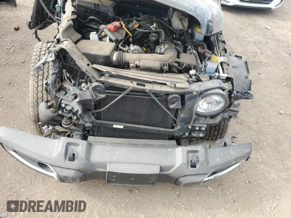 2022 Jeep Wrangler Unlimited Sahara Altitude with VIN 1C4HJXEG0NW241043, listed as a Copart auction lot 75556664 with Not provided miles and Salvage title. Bid and sale history available at DreamBid. Image 11.