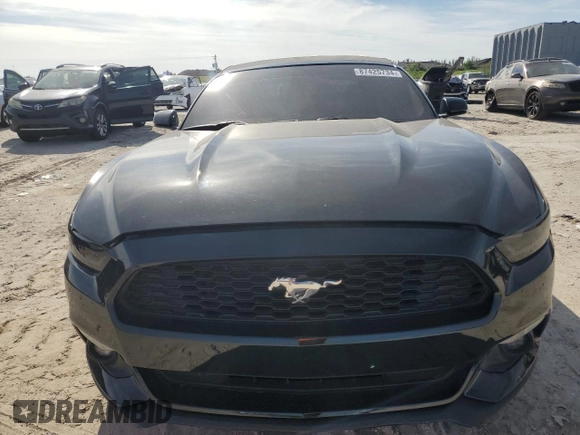 2017 Ford Mustang V6 with VIN 1FATP8EM2H5247804, listed as a Copart auction lot 87425734 with 109,779 mi miles and Salvage Title. Bid and sale history available at carsss.com. Image 5.