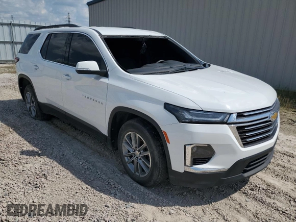2023 Chevrolet Traverse LT Cloth with VIN 1GNEVGKW0PJ132818, listed as a Copart auction lot 71440884 with 43,638 mi miles and Clean Title. Bid and sale history available at carsss.com. Image 4.