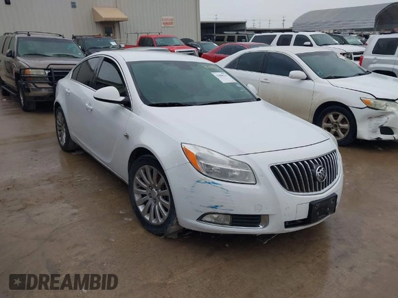 2011 Buick Regal CXL RL3 with VIN W04GR5EC8B1006818, listed as a IAAI auction lot 41868115 with 135,579 mi miles and . Bid and sale history available at DreamBid. Image 1.