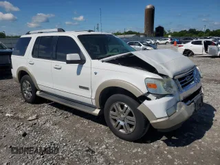 2007 Ford Explorer Eddie Bauer with VIN 1FMEU74817UB86360, listed as a Copart auction lot 55839065 with 154,170 mi miles and Salvage title. Bid and sale history available at DreamBid. Image 4.