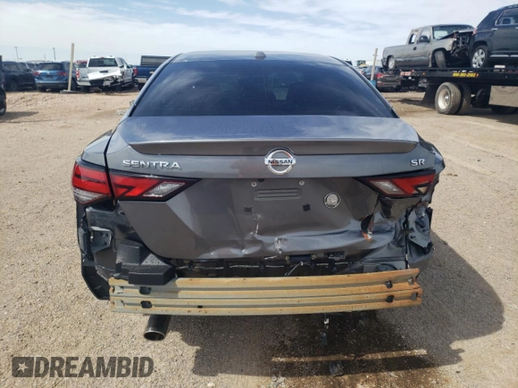 2020 Nissan Sentra SR with VIN 3N1AB8DVXLY281451, listed as a Copart auction lot 54754345 with 58,025 mi miles and Clean Title. Bid and sale history available at DreamBid. Image 6.
