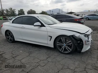 2016 BMW 4 Series 435i with VIN WBA3T3C57G5A42322, listed as a Copart auction lot 72285164 with 55,486 mi miles and Salvage title. Bid and sale history available at DreamBid. Image 4.