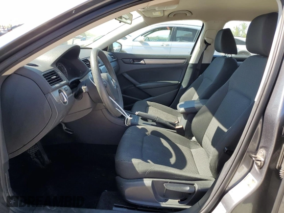 2012 Volkswagen Passat S with VIN 1VWAP7A32CC098725, listed as a Copart auction lot 53339555 with 119,084 mi miles and Salvage title. Bid and sale history available at DreamBid. Image 7.
